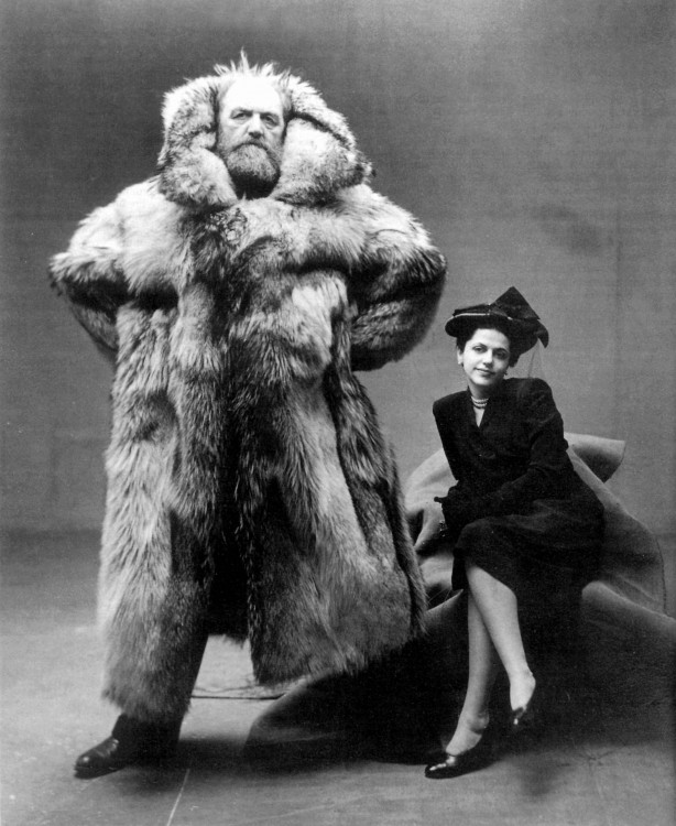 Explorador polar junto a su esposa