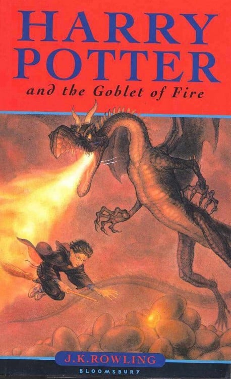 portada del libro Harry Potter y el cáliz de fuego 