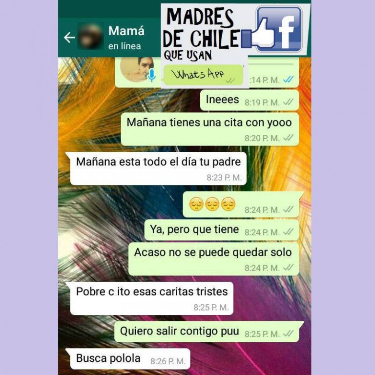 30 Mensajes de Whatsapp que solo recibirías de tu madre
