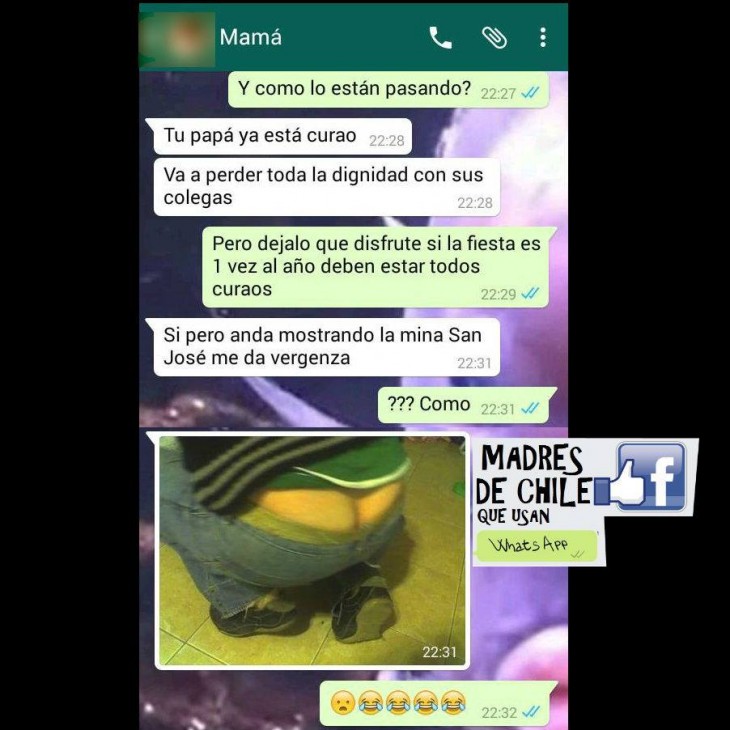 mamá que toma fotos indebidas