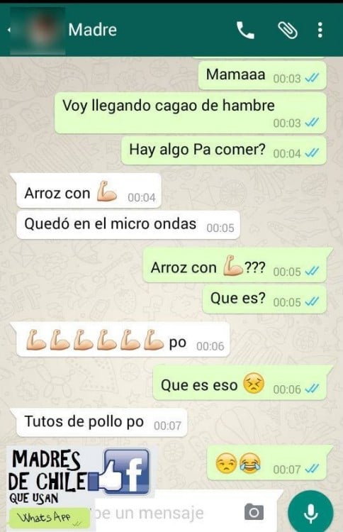 mamá que no sabe cómo utilizar los íconos