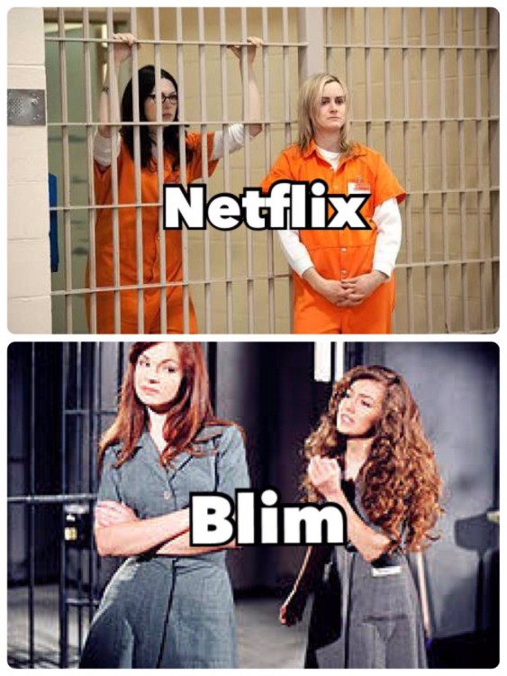 MEMES BLIM VS NETFLIX