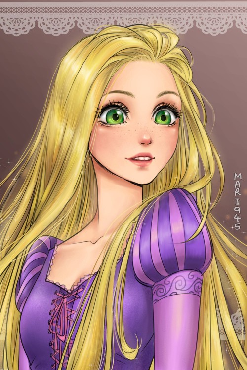 Rapunzel versión anime