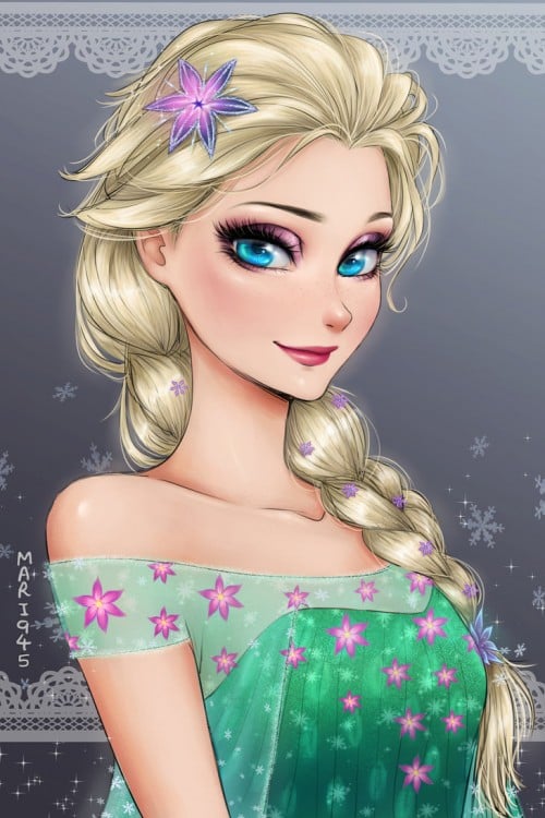 Elsa versión anime