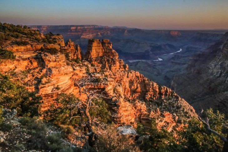 fotografía del gran cañón 