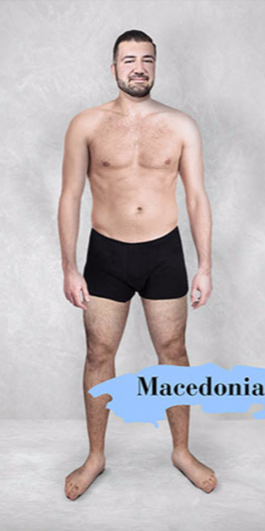 Photoshop del cuerpo masculino perfecto en Macedonia 
