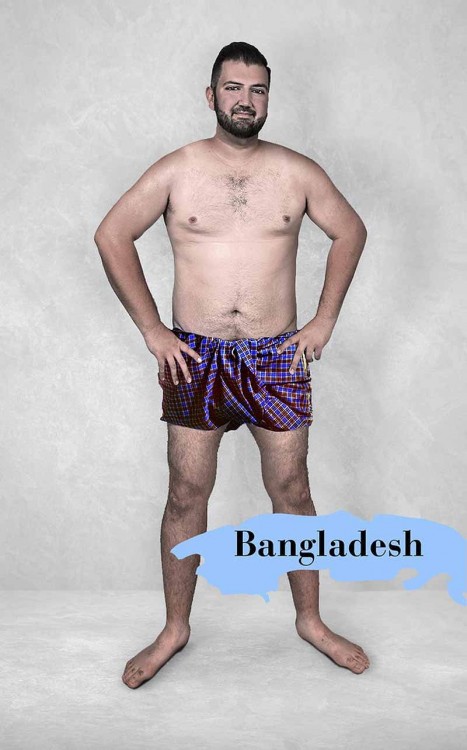 photoshop del cuerpo masculino perfecto según Bangladesh