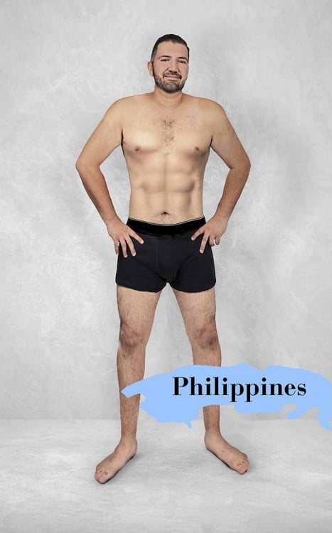 Cuerpo masculino perfecto en Filipinas 