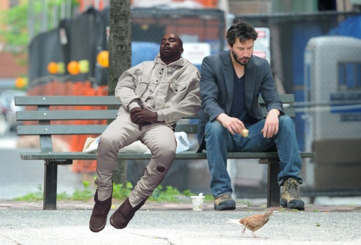 MEME KANYE Y KEAUNU