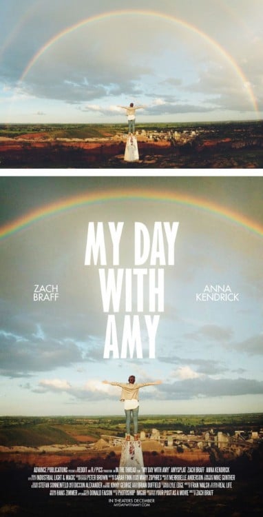 poster falso de una película titulada "My Day With Amy"