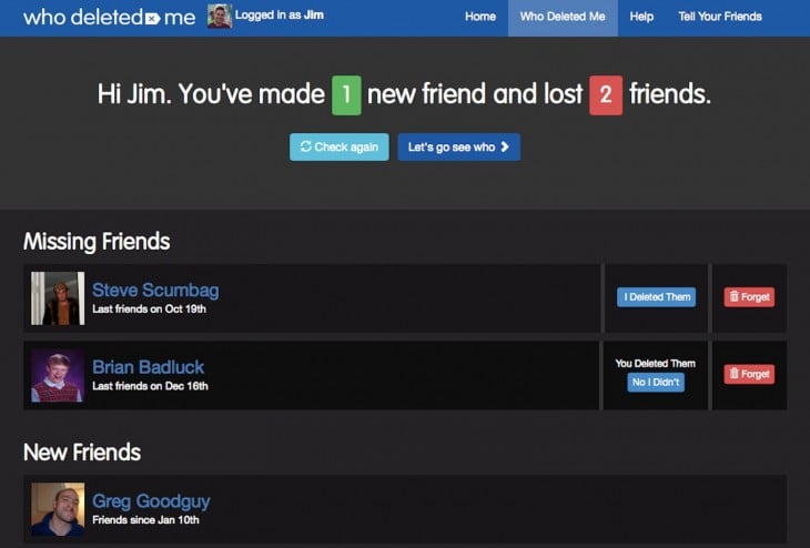 'Who Deleted Me' la nueva aplicación de Facebook que te dice quién te eliminó de sus amigos 