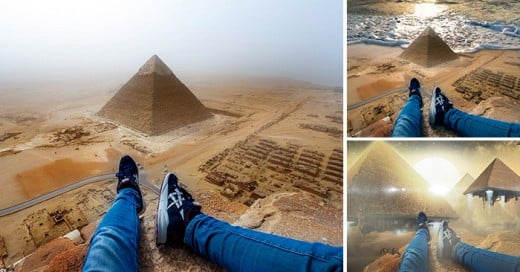 Andrej Ciesielski, el joven alemán que burlo la seguridad de las pirámides de Egipto y una gran batalla con photoshop