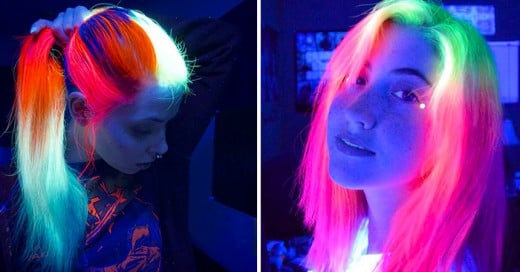 cabello fluorescente