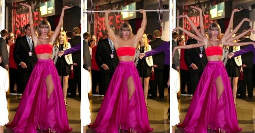 Taylos Swift trolleada con photoshop