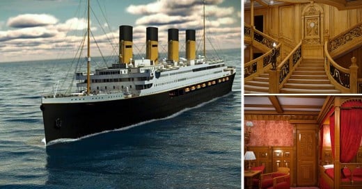 replica del trasatlántico más famoso del mundo Titanic 2