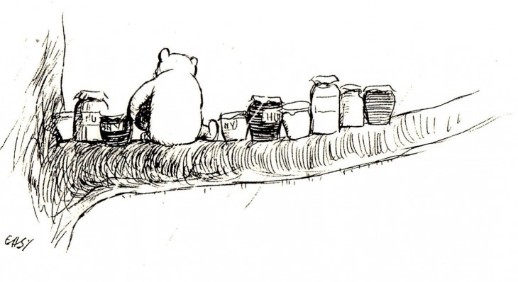 ILUSTRACIONES DE POOH 