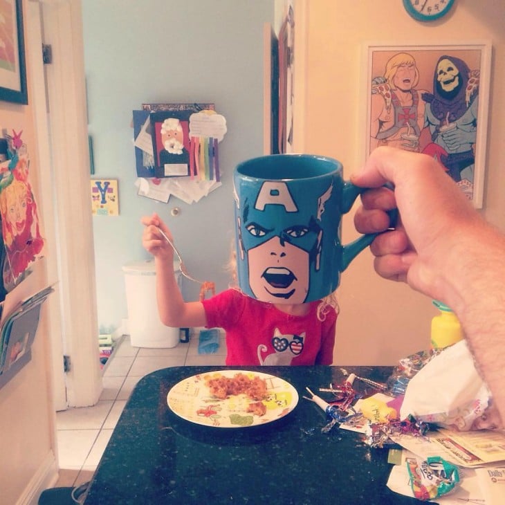 TAZA CAPITÁN AMERICA