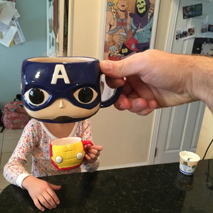 TAZA CAPITAN AMERICA