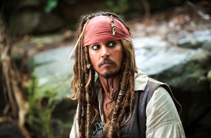 Johnny Depp como Jack Sparrow 