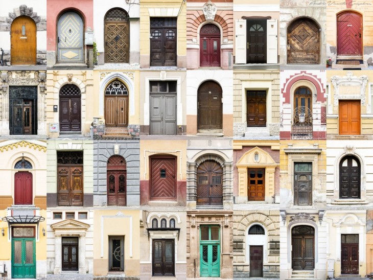 fotografías del estilo de las puertas y ventanas en Rumanía por el fotógrafo portugués André Vicente 