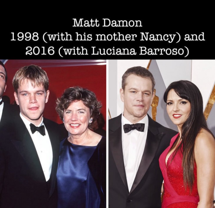 así luce Matt Damon en su primer nominación Óscar a la actualidad 