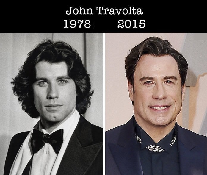 Así ha cambiado John Travolta desde su primer nominación a los premios Óscar 
