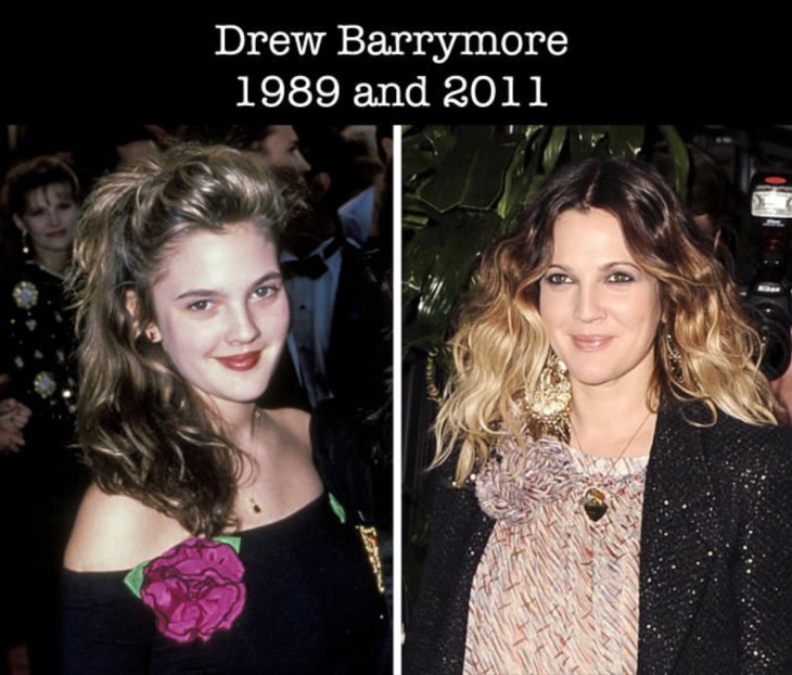 Así ha cambiado Drew Barrymore desde su primer nominación al Óscar 