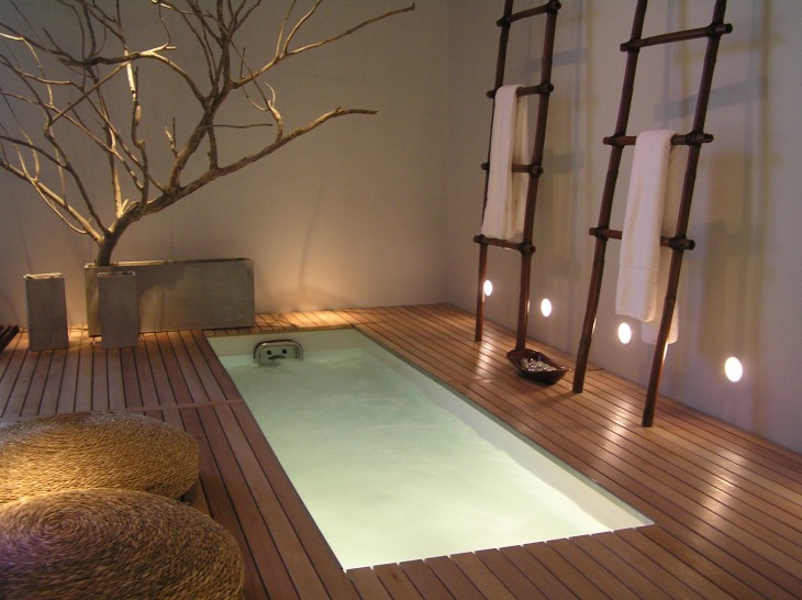 diseño de un baño Zen 