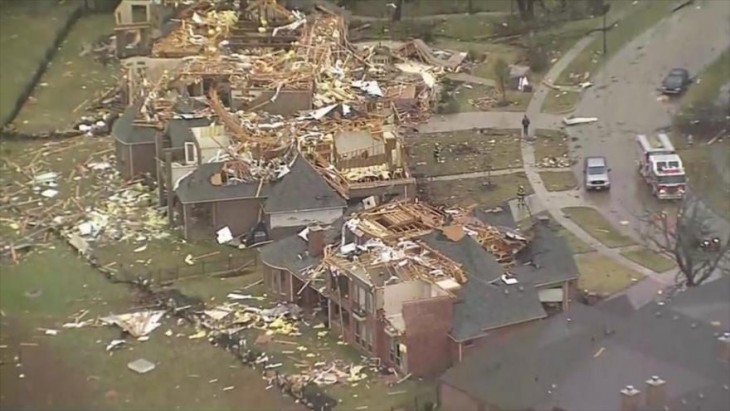 Captura de video muestra la casa demolida en Dallas, Texas por un error de Google Maps 