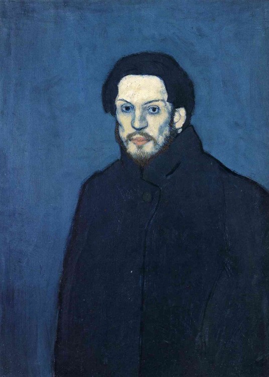 Autorretratos de Picasso hecho a sus 20 años en el año 1901 