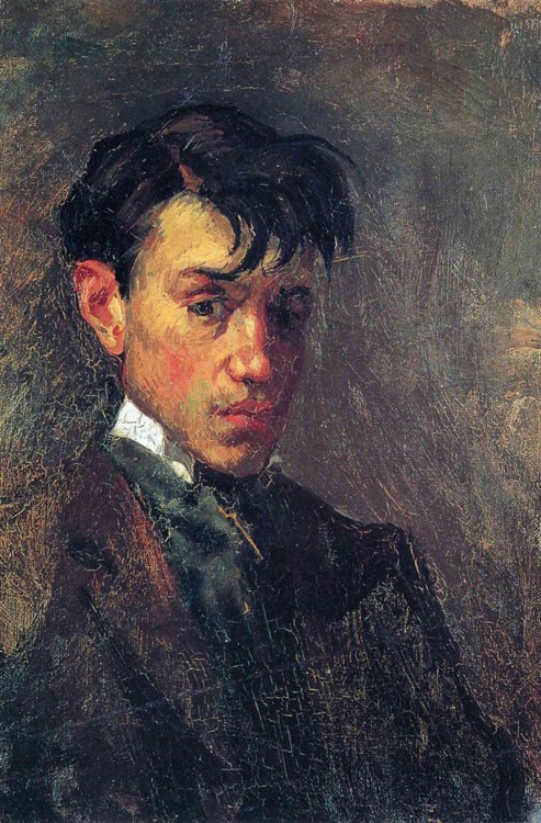 Autorretratos de Pabli Picasso pintada a sus 15 años en 1896