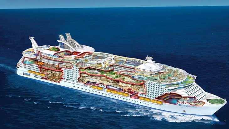 Harmony of the Seas para la empresa de cruceros Royal Caribbean International.