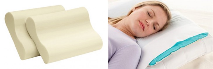 fotografía que muestra una almohada suave para evitar dolores en el cuello 