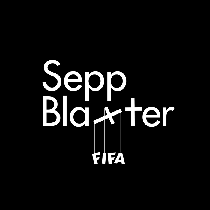 logotipo de la palabra sepp blaxter fifa 