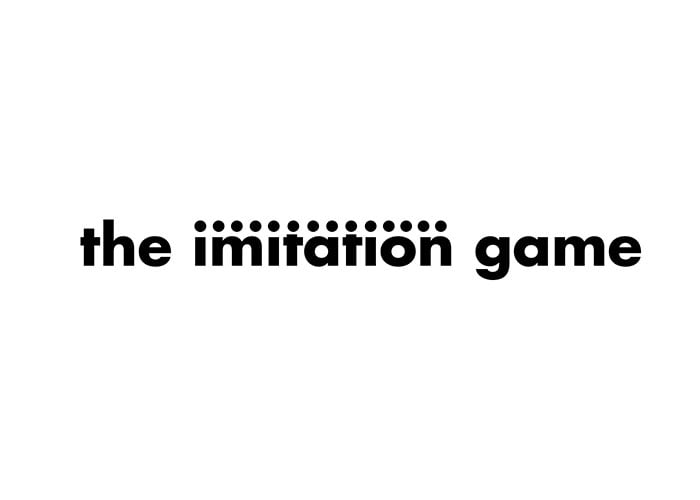 logotipo de la palabra the imitation game 