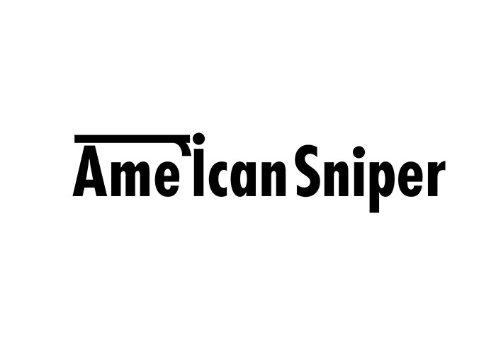 logotipo de la palabra American Sniper