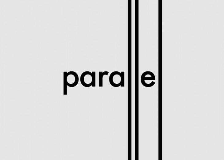 caligrama de la palabra parallel 