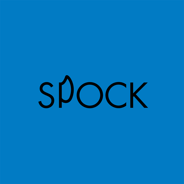 caligrama de la palabra spock 