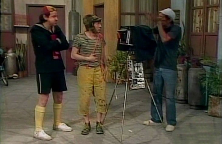 Don Ramón como fotógrafo en un capítulo del chavo del 8 