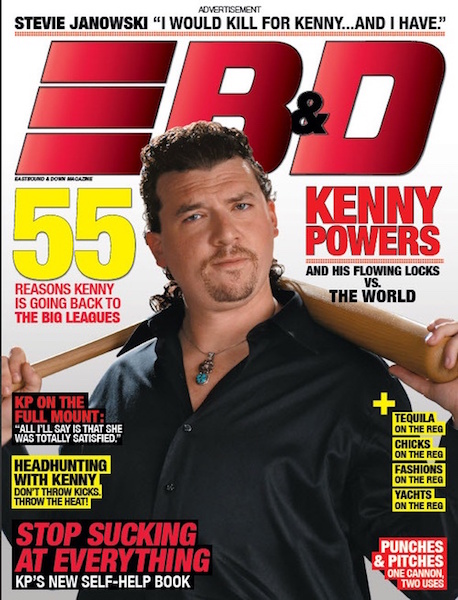 Kenny Powers en la portada de EB&D