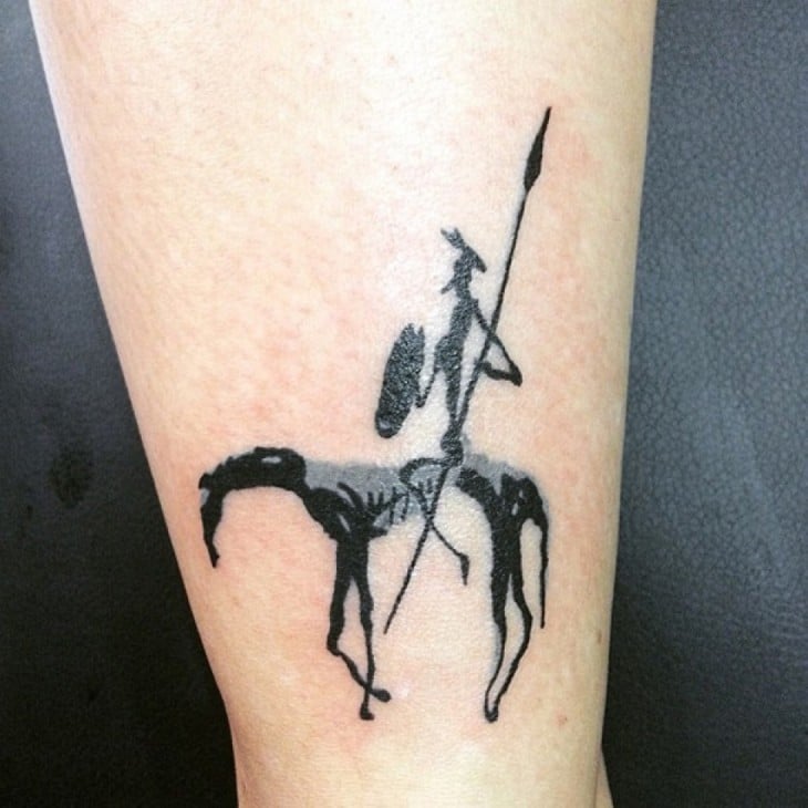 TATUAJE DEL QUIJOTE DE LA MANCHA