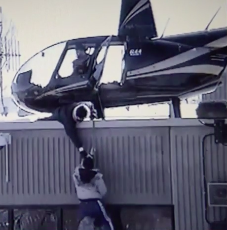 captura del video donde dos presos en Canadá intentaron escapar 
