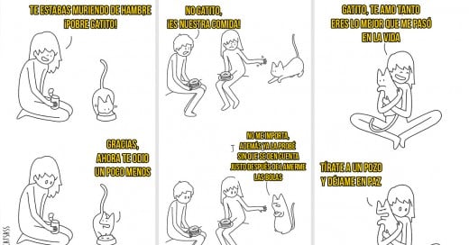 pensamientos que tiene tu gato