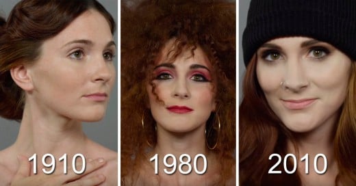 como han cambiado los estándares de belleza femenina en Irlanda en los últimos 100 años