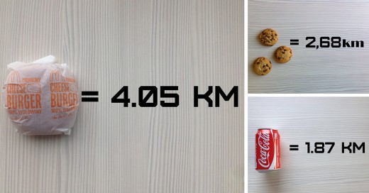 cuántos kilómetros tienes que correr para quemar las calorías de la comida rápida