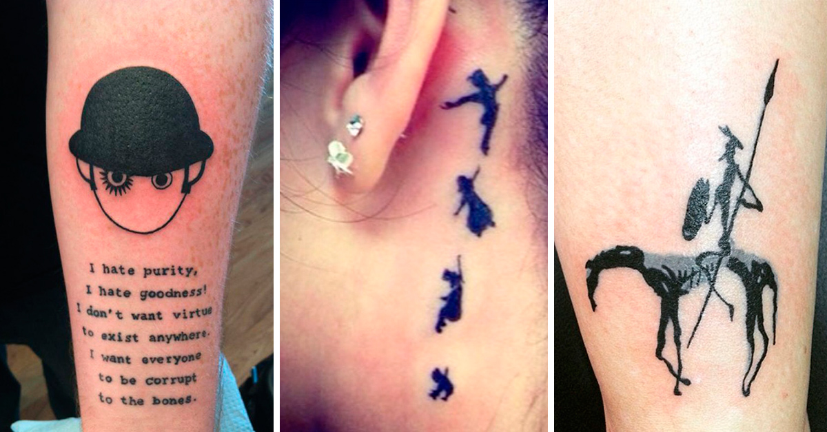 20 Tatuajes inspirados en los libros mas famosos del mundo