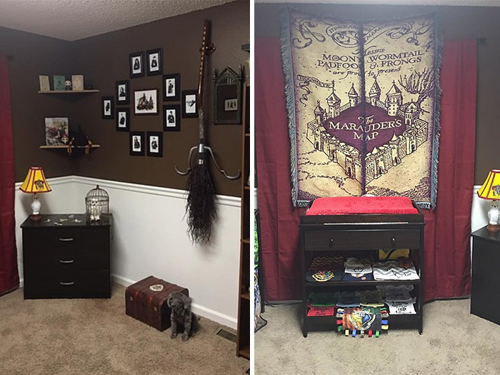 Padres crearon un cuarto de Harry Potter para recién nacido