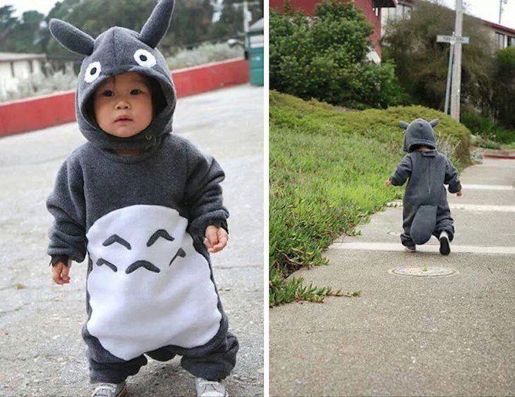 NIÑO DISFRAZADO DE TOTORO