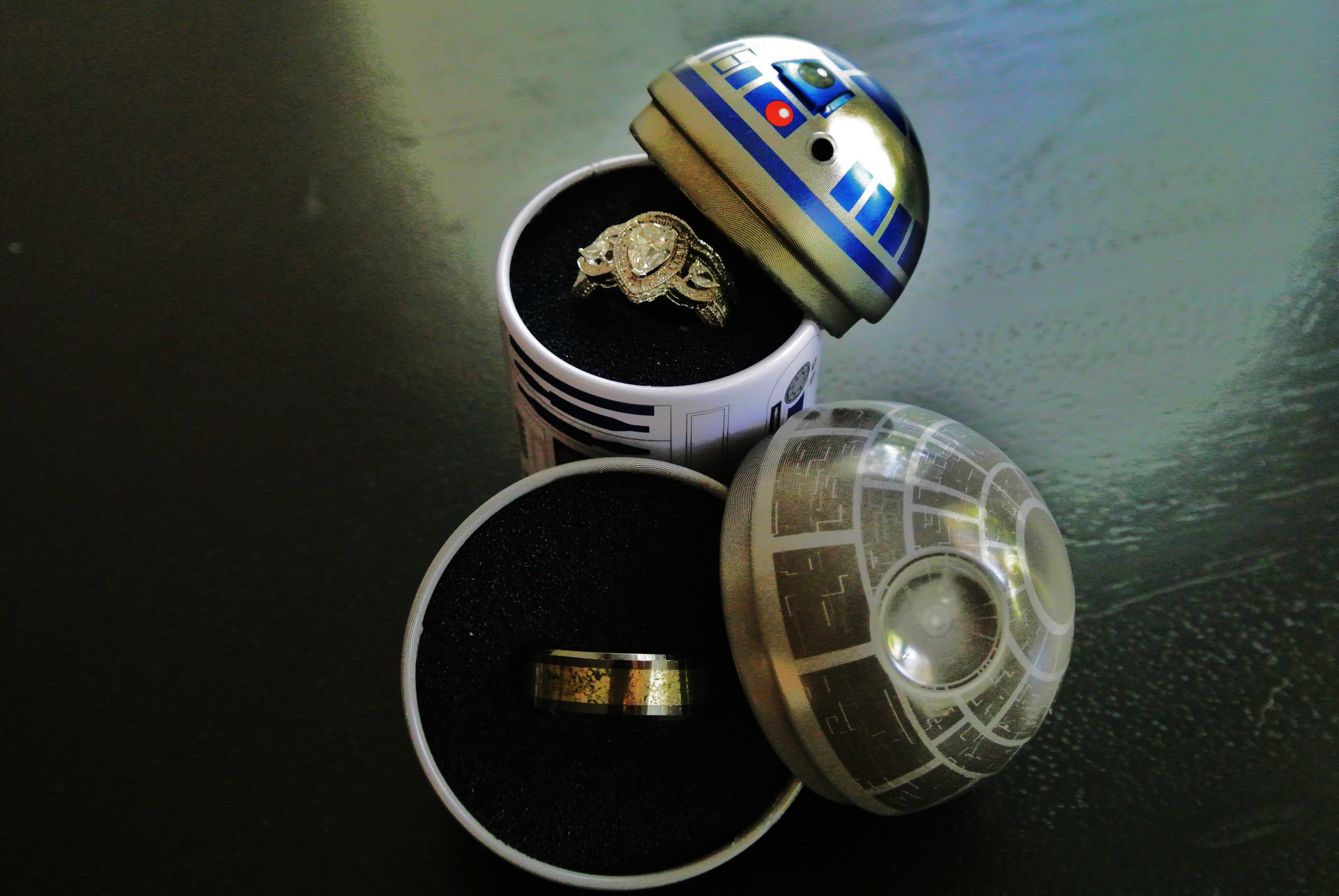 20 anillos de compromiso con diseños de Star Wars