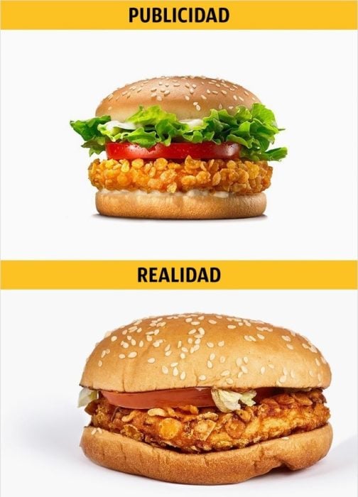 PUBLICIDAD/REALIDAD, Krispy Chicken de Burger King